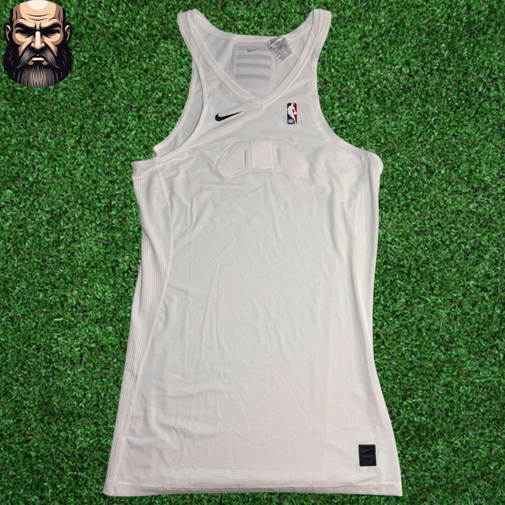 Nike Pro NBA Player Issue Training Tank Top White 880805-100 Men's Size 2XL-Tall